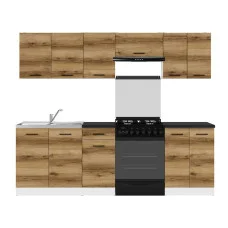 Modular kitchen JUNONA LINE 240 ZBL BRW made light